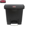 Kosz Slim Jim® Step-On 15L Resin Containers black